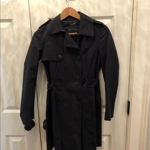 Black trench coat